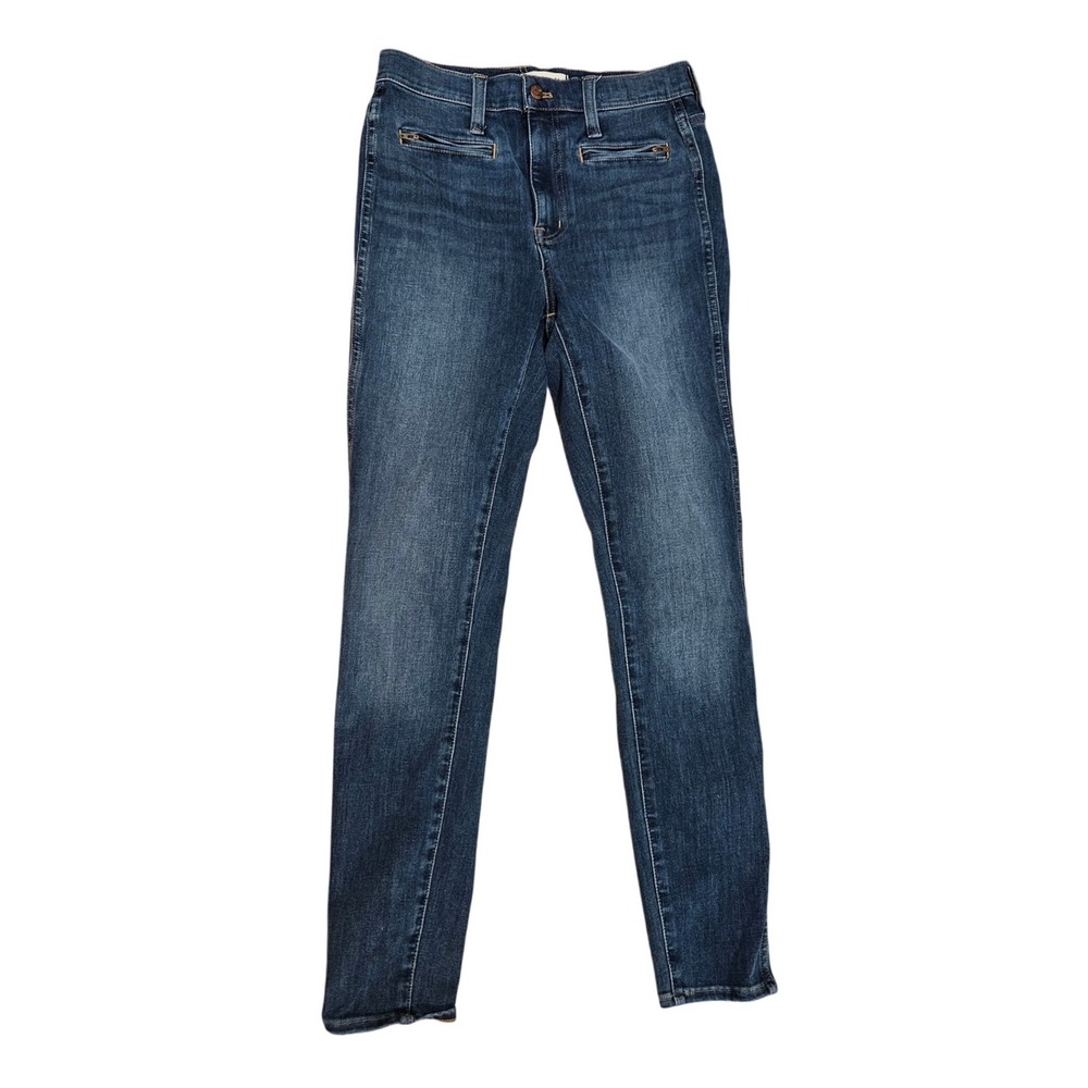 Madewell Roadtripper‎ Jegging Womens Size 27 Blue Denim High Rise Zip Pocket